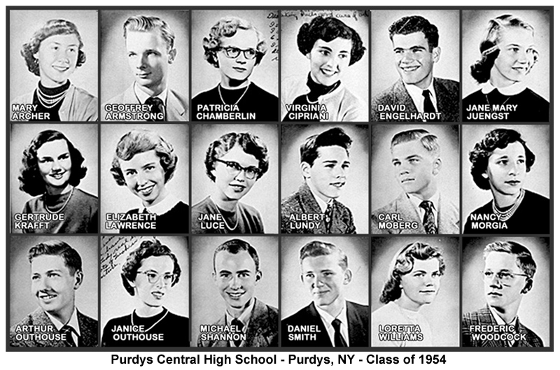 Purdys Central High School - Class of 1954