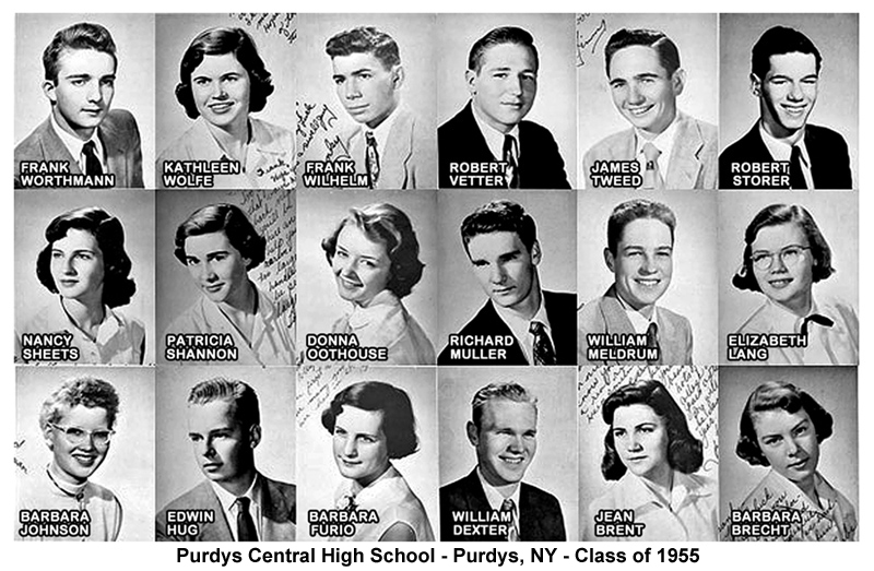 Purdys Central High School - Class of 1955