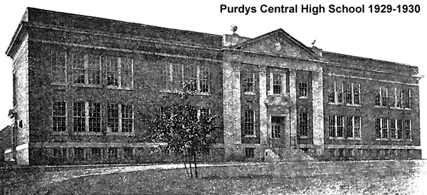 Purdys Central High School - 1929