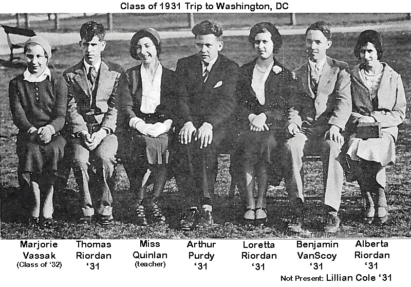 Purdys Central High School - Class of 1931