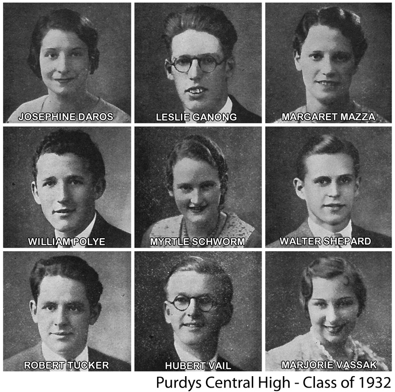 Purdys Central High School - Class of 1932