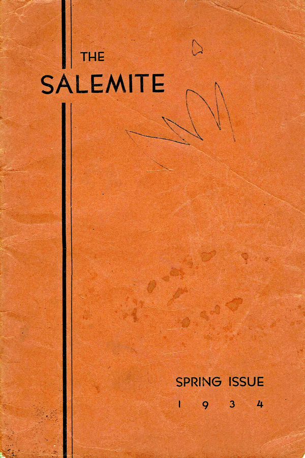 North Salem High - 1934 Memorabilia - Salemite Magazine, April, 1934 