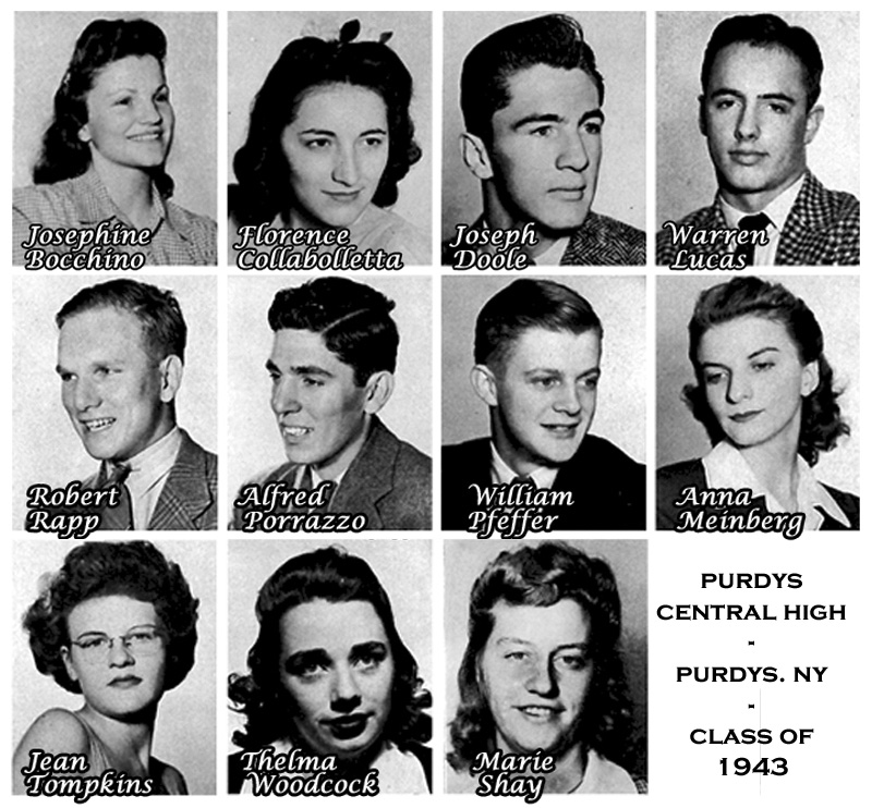 Purdys Central High School - Class of 1943