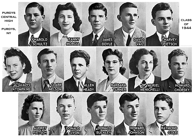 Purdys Central High School - Class of 1944