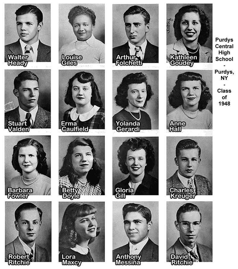 Purdys Central High School - Class of 1948