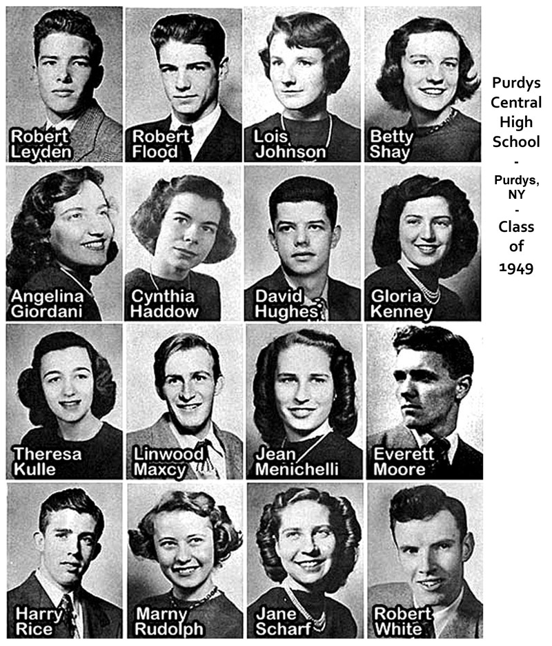 Purdys Central High School - Class of 1949