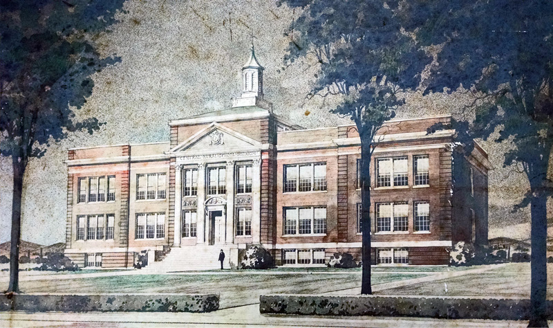 Purdys Central High Architect Drawing