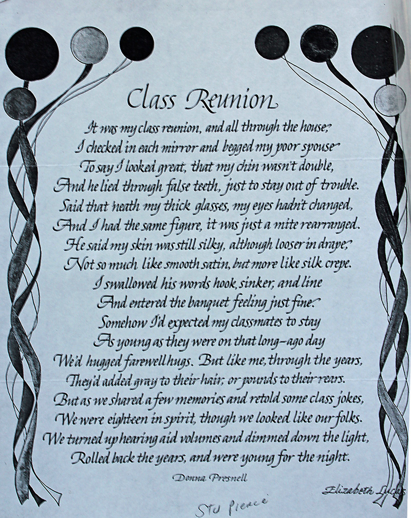 Purdys Central High - 1993 All Class Reunion  Letters 1
